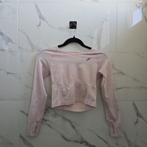 DOYOUEVEN Baby Pink Workout Cropped Top